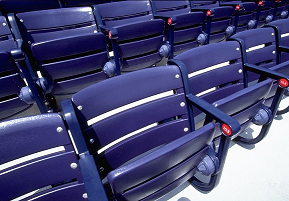 Stadium Seats Blow Moulded from Qenos GF7660